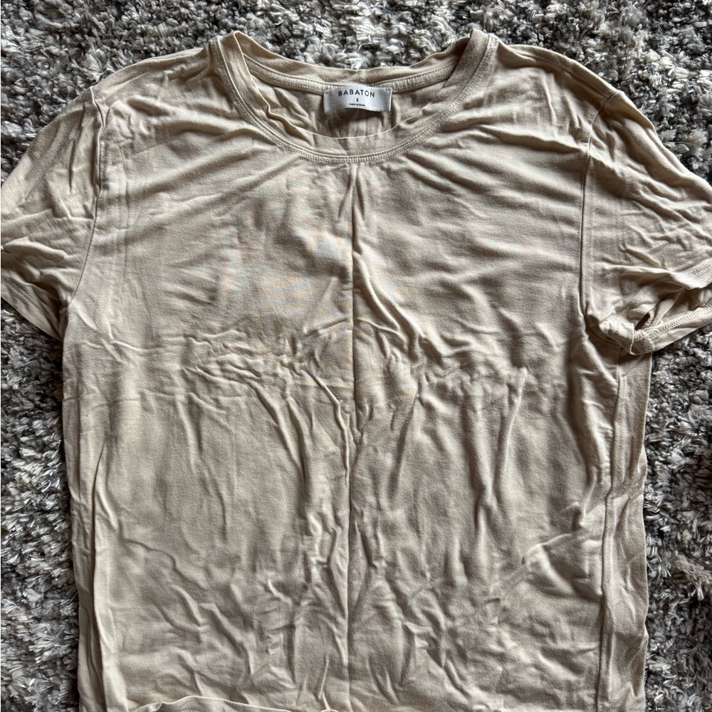 babaton tshirt beige